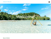 Tablet Screenshot of chairintheair.com